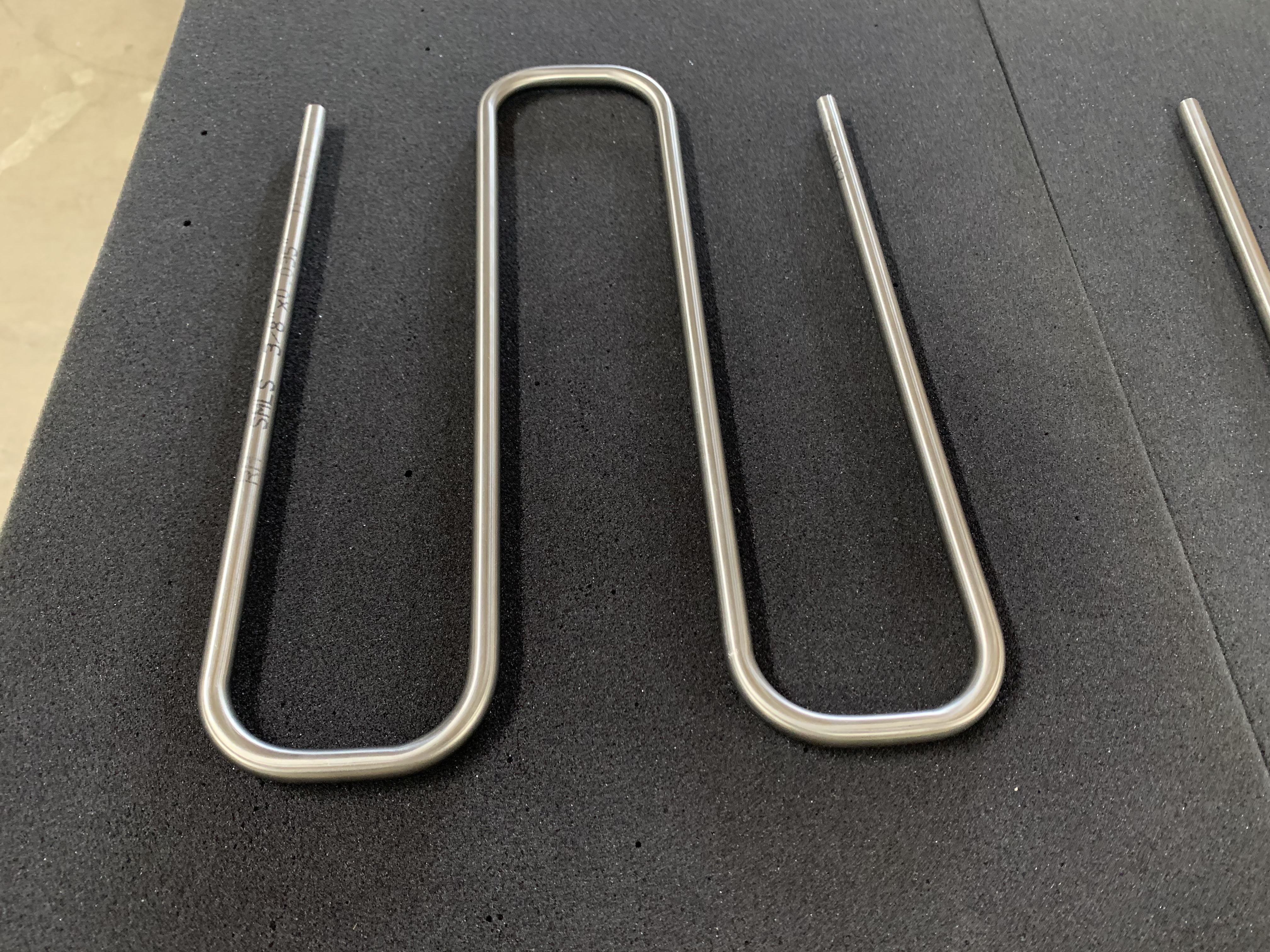 U-shaped bent metal tube - mandrel bending